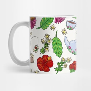 Teatime in Gouache Pattern Mug